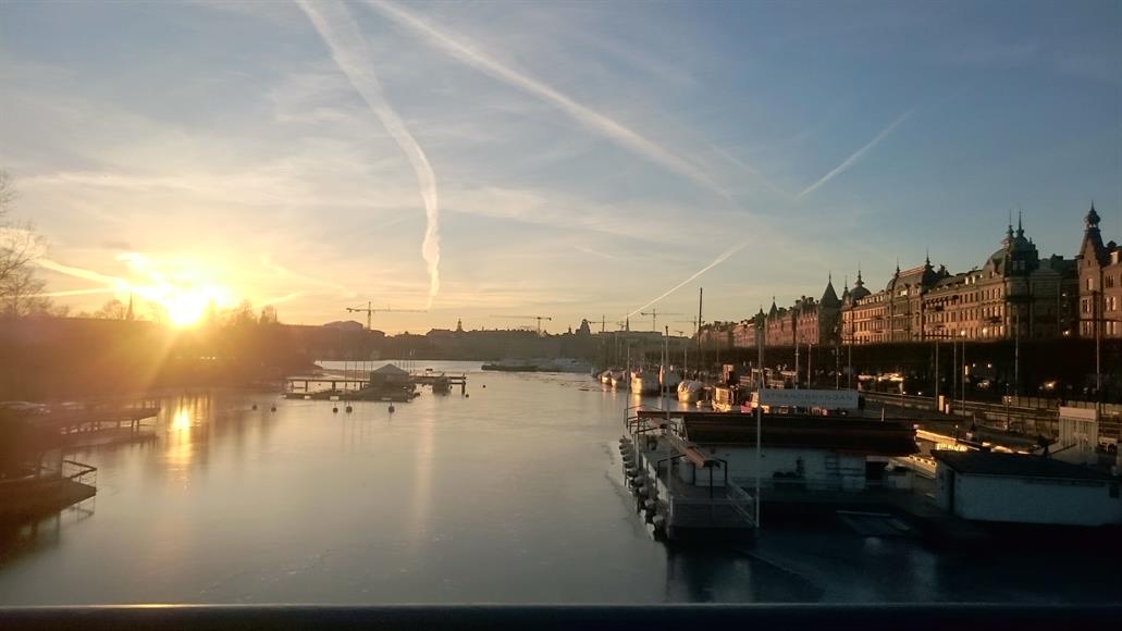 Fem minuter till Djurgårdkanalen.