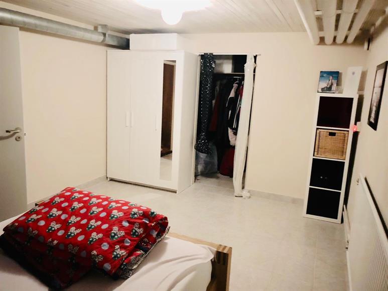 Large Bedroom 4, Lower floor, along with walking Closet