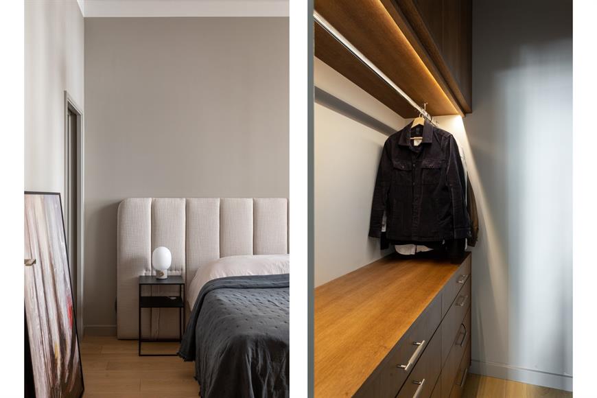 Stora sovrummet (master bedroom) / lilla walk in closet (smalll walk in)