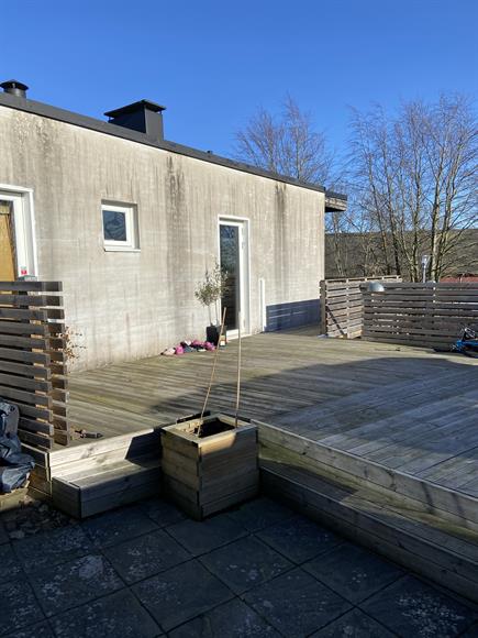Utgång till den stora terrassen