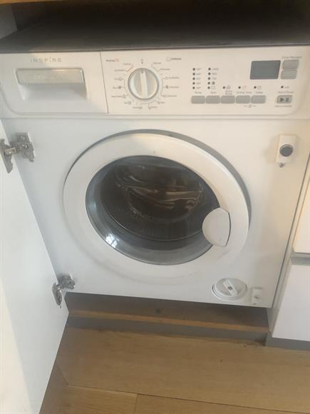 Tvättmaskin i köket
