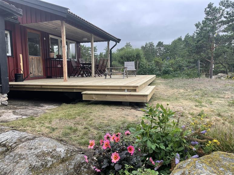 Huvudhus med terass från 2022