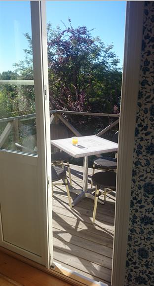 Morgon terrass
