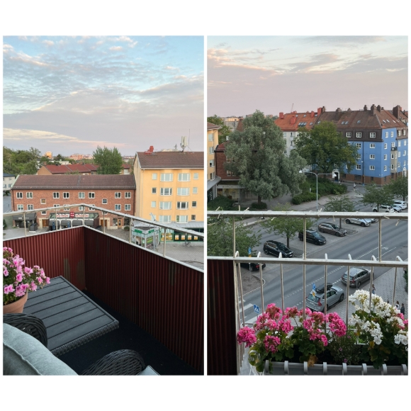 Utsikt balkong v-rum