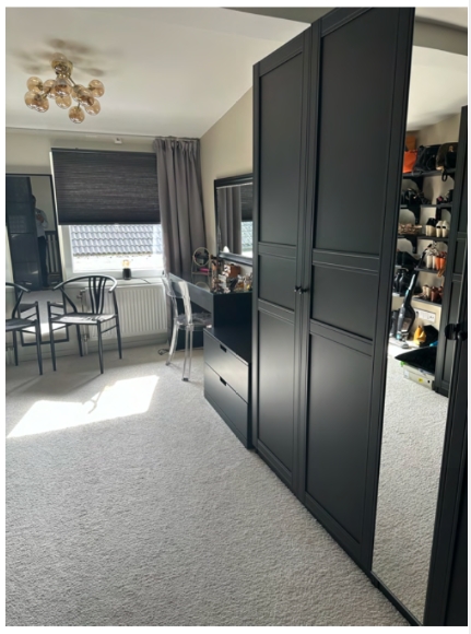 Walk in Closet, bra förvaring och praktiska ytor.